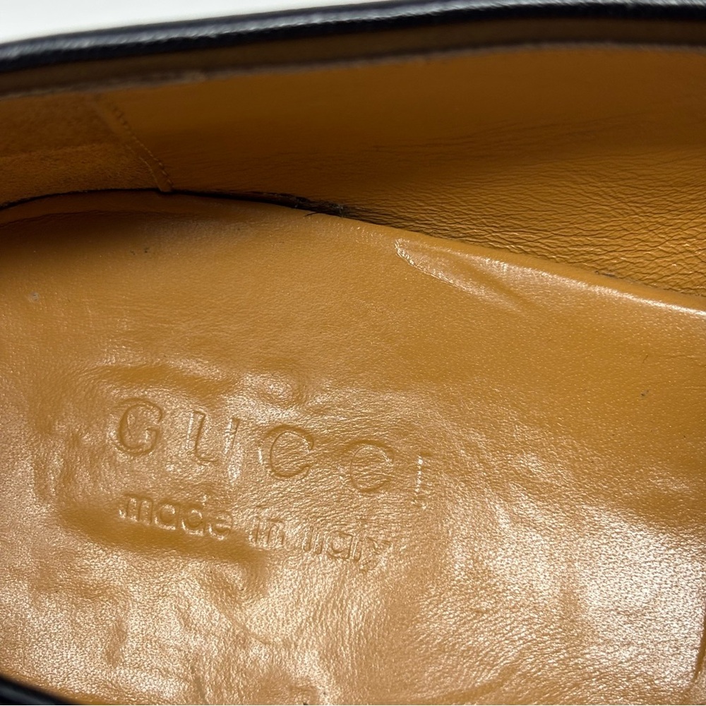 Gucci Jordaan GG Velvet Horsebit Loafers Black Nero/Nero Men’s Size 9.5 - Picture 10 of 16
